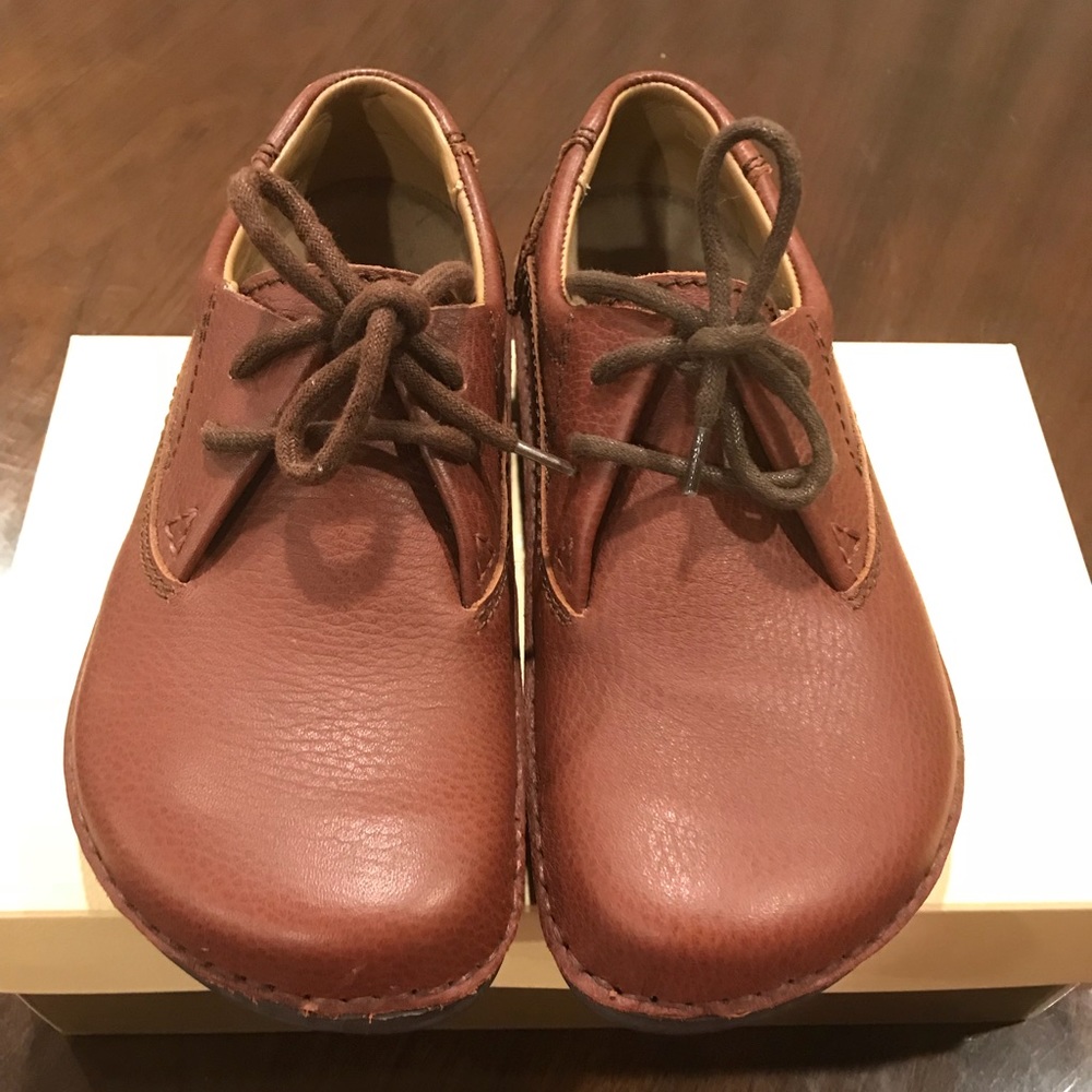 Birkenstock leather shoes, sz 7, NWOT , Brown